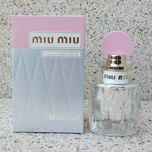 miumiu 缪缪第四代银粉之花女士香水30ml50ml粉盖银色瓶