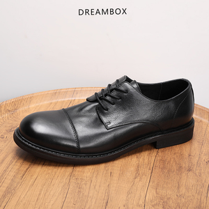 kleman padror法国产复古通勤低帮牛皮系带休闲皮鞋男女