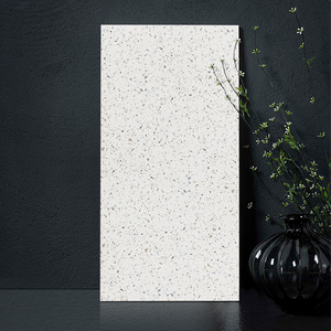 hihan 办公室美容院商业空间白色水磨石瓷砖600x1200亚光仿古地砖