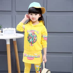 一岁女宝宝春装卫衣套装