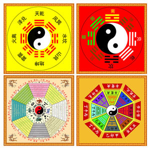 太极八卦图挂画