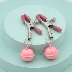 sm铃铛乳夹可调节咪咪夹乳头刺激夫妻惩罚刑具刺激双峰情趣性玩具