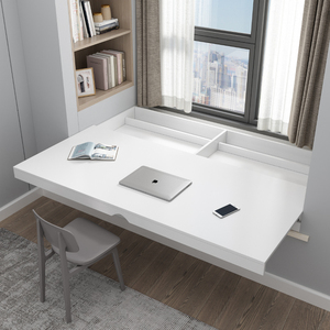 实木北欧卧室窗台飘窗阳台柜组装抽拉式伸缩书桌电脑桌学习写字桌