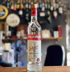 俄罗斯stolichnaya苏联红进口洋酒苏连红伏特加40度750ml调酒基酒