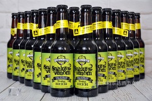 蛇毒啤酒snake venom 苏格兰进口烈性精酿啤酒 蛇毒67.5度啤酒