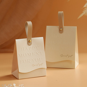 结婚喜糖盒子创意婚礼伴手礼盒糖盒糖果包装盒空盒韩版手提喜糖袋