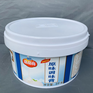 立高 晶晶亮原味透明果膏3kg烘焙蛋糕慕斯装饰果味酱预拌料