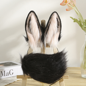 兔子耳朵尾巴cos