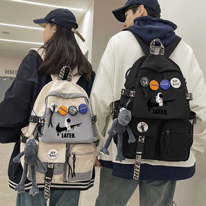 NASA联名款太空人书包女初中生高中大学生双肩包男ins潮电脑背包