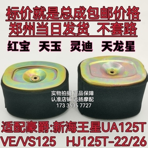 豪爵铃木新海王星UA/VE/HJ125T-26/VS/HJ125T-22空气滤芯空滤清器