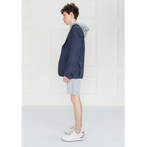 淘宝eraldo荷兰小众春夏感树叶立体暗纹织法亚麻西服理想家男装