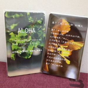 零极限 aloha祈祷文 阿罗哈 平静清理卡片 ceeport 清理工具 一张