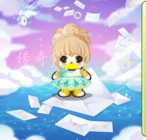 【传奇】奥比岛春之花裙春之花裙春裙超级可爱熊装绝版春裙