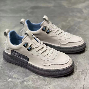 凯路轩新款透气男2021秋季运动休闲韩版软底板鞋百搭防臭小白鞋潮