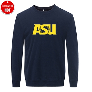 亚利桑那州立大学arizona state university长袖校服纪念品卫衣