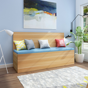 实木卡座沙发凳家用阳台靠墙储物柜餐厅转角沙发椅小户型储物卡座