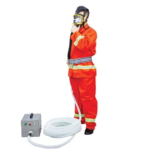 长管呼吸器自吸式空气管过滤面罩防爆有限空间电动送风单双人蓄电