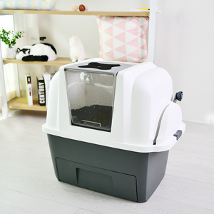 加拿大hagen进口半自动哈根拉霸猫砂盆新款全封闭猫厕所除臭