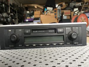 老款奥迪A4 B6原车卡带机收音机 老A4原厂原装六碟CD碟盒音响主机