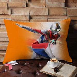 包邮奥特曼咸蛋超人迪迦双面照片抱枕头沙发汽车儿童睡觉靠枕靠垫