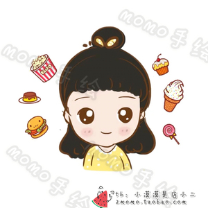 淘宝【momo卡通】q版头像设计定制真人漫画头像卡通手绘卡通logo