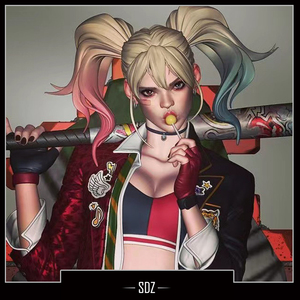 003人付款淘宝dc漫画joker小丑女粘土人手办q版超级反派角色哈莉奎茵