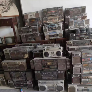 老式收音机老物件复古磁带机怀旧收录一体机民宿收藏装饰摆件