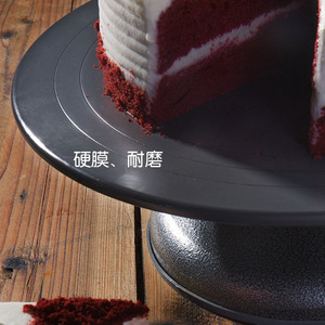 铝合金硬膜转台 12寸全套转盘裱花台家用抹奶油模具 专业蛋糕8寸