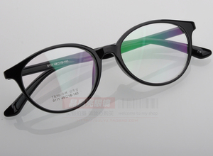 新款超轻全框TR90近视眼镜架光学眼镜框男女 9111系列砂黑豹纹