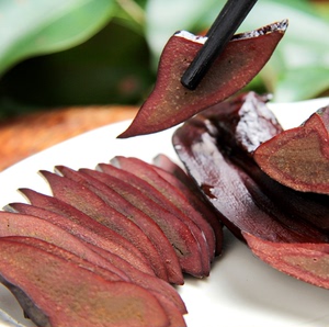 802人付款淘宝四川北川特产 农家自制金银猪肝 蛋黄干烟熏猪肝风干