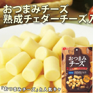 日本本土零食 なとり天然英式芝士条奶酪浓厚芝士粒条62g