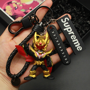 创意铠甲勇士钥匙扣捕王拿瓦炎龙雅塔莱斯挂件汽车公仔情侣礼玩具