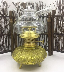 纯铜空气灯煤油灯长寿灯煮茶炉明火泡茶灯工夫茶具酥油灯