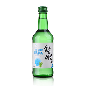 20瓶装 韩国进口 新真露竹炭烧酒清酒17.8度 特价整箱包邮