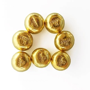 鑫瑞福纯黄金豆豆足金9999小金喜豆子1克原料金疙瘩金锭投资