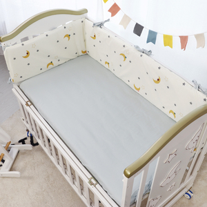 纯棉婴儿床围一片式拼接软包挡布宝宝床上用品可拆洗防撞防摔围栏
