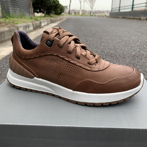 009人付款淘宝丹麦品牌撤柜真皮男鞋新款牛皮软面软底运动休闲鞋男