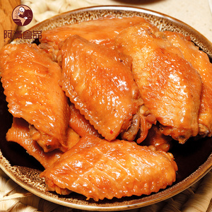 阿满食品鸡翅中卤味熟食真空包装鸡翅办公室休闲零食小吃特产500g