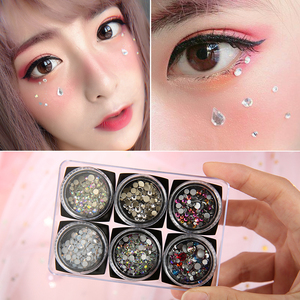 网红泪钻痣贴脸部舞台闪粉眼妆亮片仙女眼角眼部贴片水钻亮钻闪钻