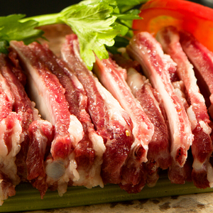 云南特产藏香猪肉排骨 高原黑毛土猪肉肋排 农家散养 500g