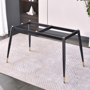 台脚台架岩板餐桌架西餐台架子餐厅桌架拆装铁艺桌脚办公桌腿支架