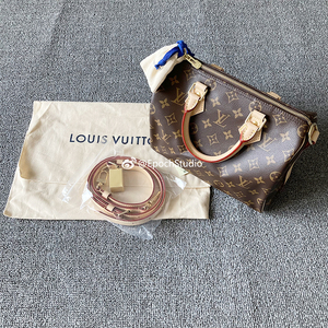 【Epoch】Louis Vuitton Lv Speedy25 老花单肩斜挎包手提枕头包