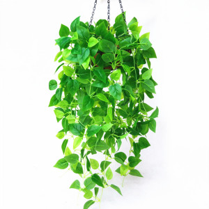 假花垂吊仿真绿植物吊兰装饰塑料绿萝商场饭店屋顶吊篮盆栽悬挂