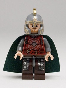lego乐高魔戒指环王人仔lor010eomer 伊欧莫 9471披风522头盔身体