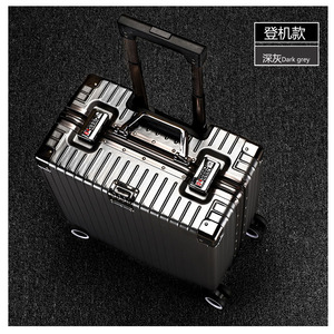 18寸小型铝框拉杆男女旅行行李箱可登机免托运四方横款万向轮20