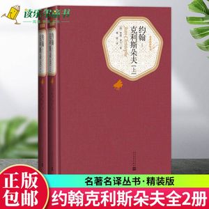 约翰克利斯朵夫 上下全2册精装版 名著名译丛书 罗曼罗兰著 傅雷译 经典名著 约翰克里斯朵夫全集 外国励志小说书籍人民文学出版社