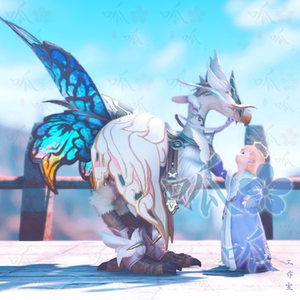 【陆行鸟时装】ff14 最终幻想鸟甲装甲cp衣服缇坦妮雅永暗鸟甲