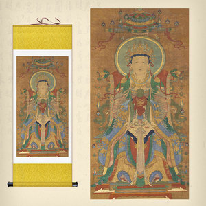 六丁六甲画像坛图摆件 万法祖师 玄龙大帝壇图挂画8人付款76