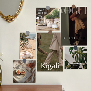 15张新款清新简约ins风卡片明信片法式浪漫美好生活室内装饰墙贴