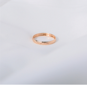 韩国专柜正品lloyd 14k金 素圈裸圈 金钟铉 刻字款 戒指婚戒对戒